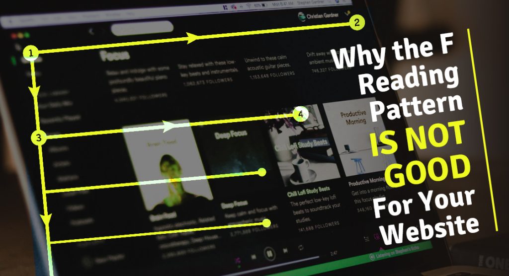 Why the F-Shape Reading Pattern is Bad for Your Website