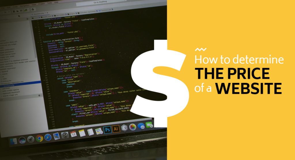 What determines website cost