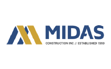 midas construction logo